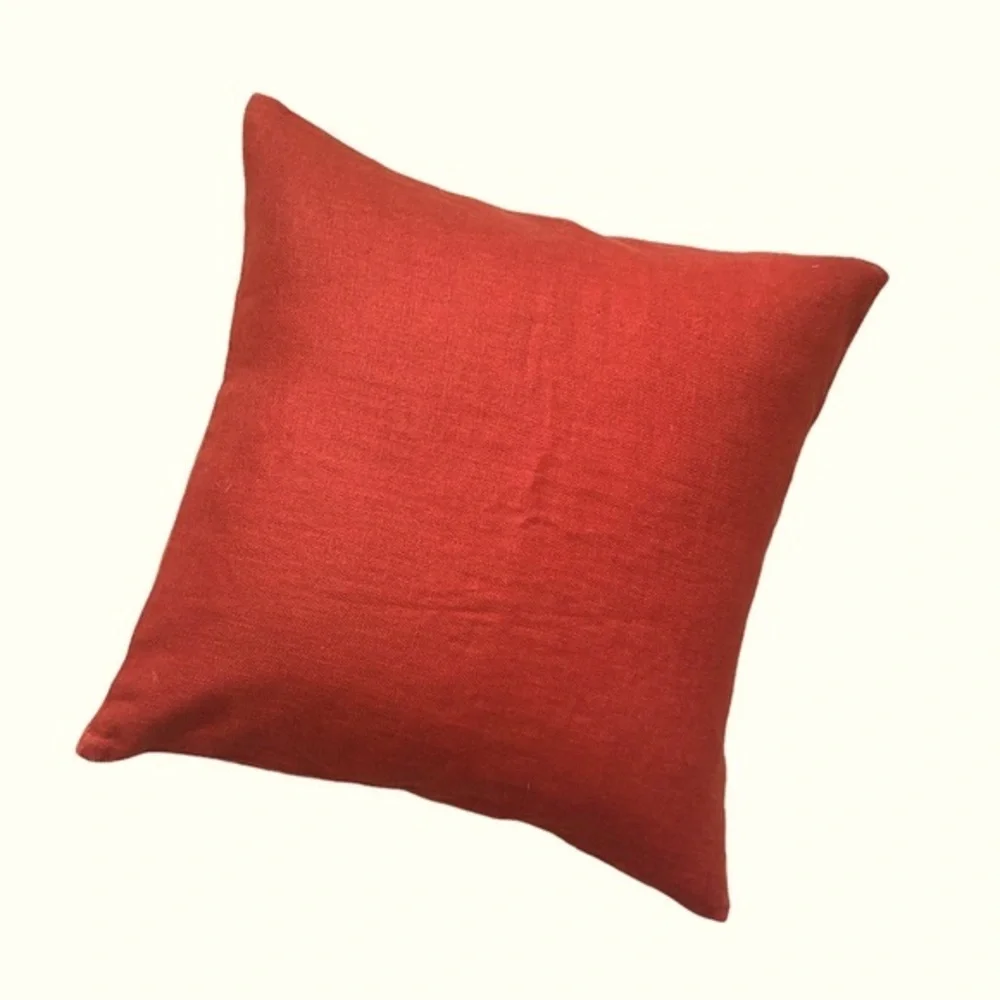 Pottery Barn Accent Pillow Cover Rust